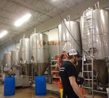 kwaliteit  SUS 304 Craft Beer Brewing Equipment 4 BBL Brewing System With ISO CE Certificated fabriek