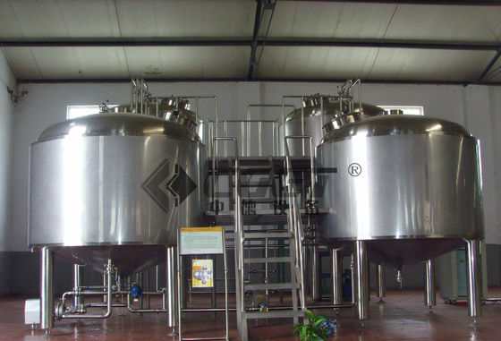 kwaliteit  Stainless Steel Turnkey Microbrewery Equipment Brewhouse System Craft Brewing Plant fabriek
