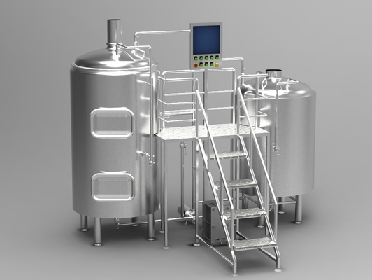 Schokbestendig Elektrisch Commercieel Microbrewery-Materiaal Semi Autoconfiguratiescherm