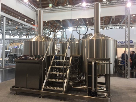 SUS 304 van het de Grote Schaal Brouwend Materiaal van 7Bbl Semi de Automatische Controlesysteem