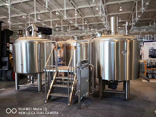 380V Grote Schaal het Brouwen de Gistingstanks in drie stadia van de Materiaalbrouwerij