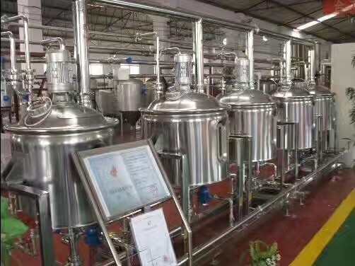 Automatisch Kant en klaar Microbrewery-Materiaalroestvrij staal of Kopermateriaal