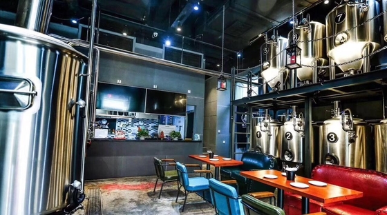 Energie - het Materiaal van besparingsmicrobrewery het Kleinschalige Commerciële Roestvrij Brouwen