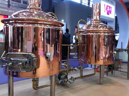 Commerciële Koper het Brouwen het Biertank 50L van het Materiaalkoper - 10000L 245KGS