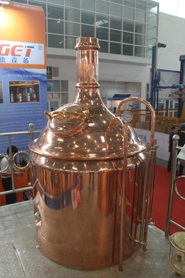 Het Materiaal van de de Nietigheidfabriek van de koperambacht, het Minibier die van 100L Systeem maken