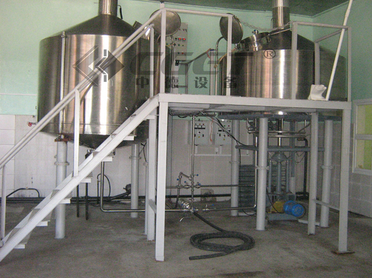 Groot Van het het Roestvrije staalvaatje van het Bierbrouwenmateriaal Vat 5 het Brouwende Systeem van Bbl