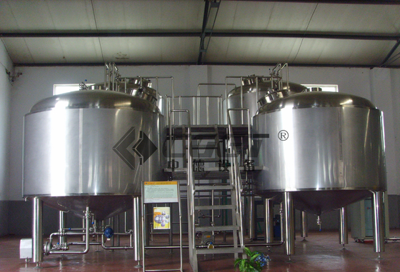 Groot Van het het Roestvrije staalvaatje van het Bierbrouwenmateriaal Vat 5 het Brouwende Systeem van Bbl
