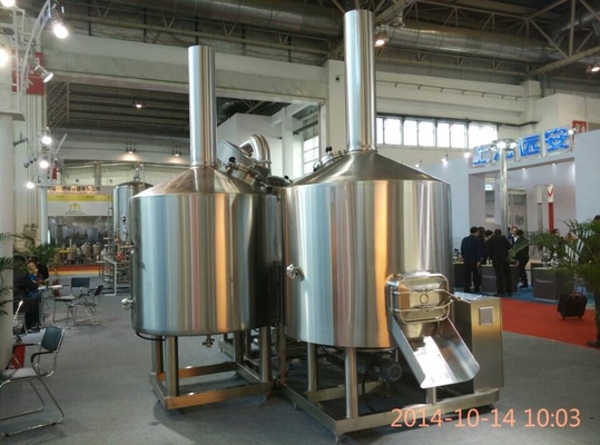 20 Bbl-Brouwerijroestvrij staal het Brouwen Materiaalstoom die 3Mm Dikte verwarmen