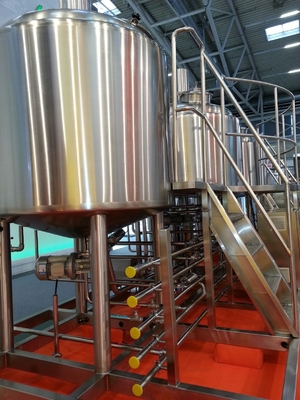 20 Bbl-Brouwerijroestvrij staal het Brouwen Materiaalstoom die 3Mm Dikte verwarmen