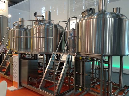 Van het de Machineroestvrije staal van Microbrewery van de voedselrang de Industriële Brouwende Systemen