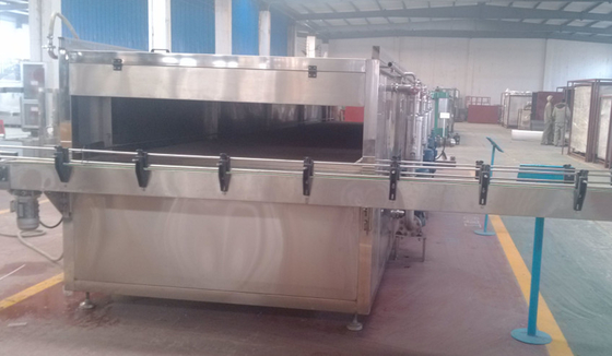Het bespuitende Pasteurisatieapparaat van de de Productielijntunnel van de Typeverpakking voor Bier of Drank