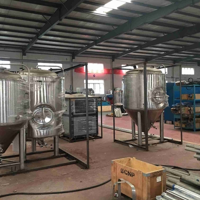 PLC het Huis van het Controle Professioneel Brouwend Materiaal 1000L Bierbrouwensysteem