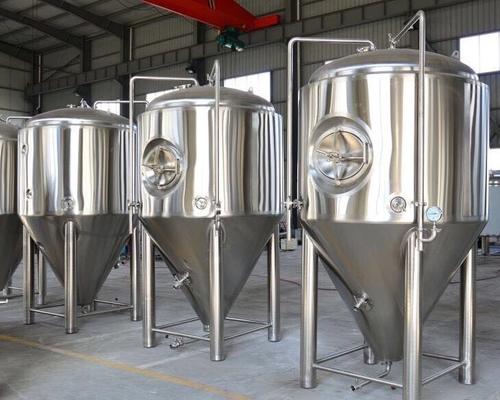 5bbl Verticale Type Opgepoetste Oppervlakte van het roestvrij staal de Brouwende Materiaal