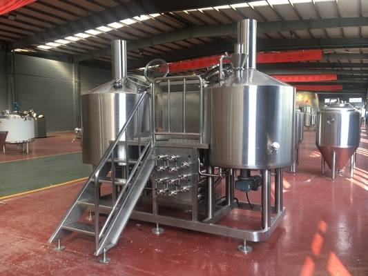 5bbl Verticale Type Opgepoetste Oppervlakte van het roestvrij staal de Brouwende Materiaal