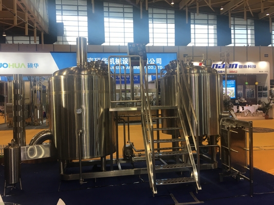 Stoom die Microbrewery-Materiaalroestvrij staal 100L 200L 300L per Partij verwarmen