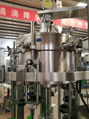 500 BPH Monoblock het Flessenspoelen van het Vullende Machineglas Het Vullende Afdekken
