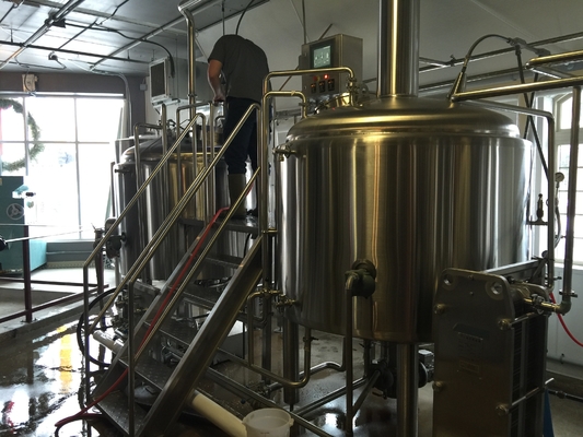 Van micro- Materiaal 3,5 Barmicrobrewery de Brouwende Systeem Opgepoetste Oppervlakte van Bbl