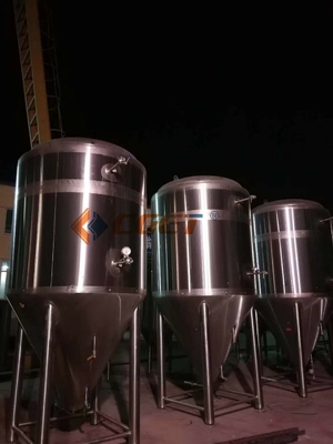 De verticale Beklede van het het Bier Kegelbier van de Gistingstank Heldere Gister 3000L