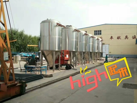 Het het Roestvrije staalhuis van de voedselrang brouwt Materiaal, de Tanks van de Wijngisting