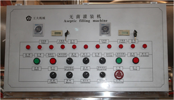 2 in 1 het Flessenvullen van het het Blikvat van de Verpakkingsproductielijn 5L Aseptische het Afdekken Machine