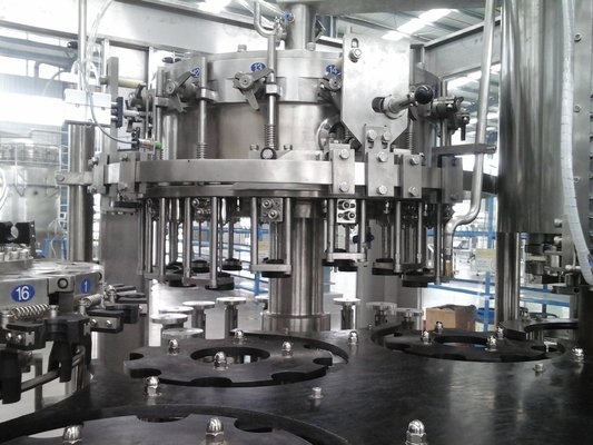 Sus 304 die Industrieel Bottelend Materiaal Monoblock en het Afdekken Machine vullen