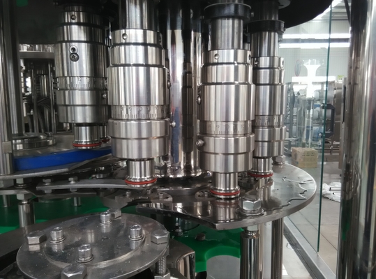 6000 BPH Geautomatiseerde de Was van het Drank Bottelende Materiaal het Vullen het Afdekken Machine