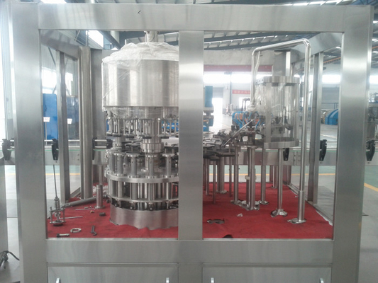 Van de het Materiaalfles van de hoge Precisiedrank Bottelende het Vullen Kurkende Monoblock van Wahing Machine