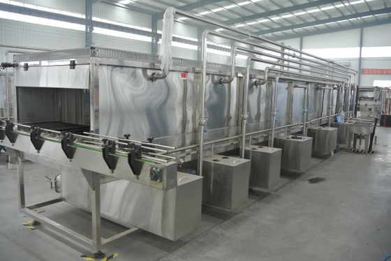 Het bespuitende Pasteurisatieapparaat van de de Productielijntunnel van de Typeverpakking voor Bier of Drank