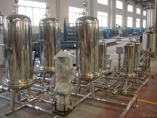 3 kW-van het de Filtratiesysteem van het Biermembraan Kaarstype de Machine van de Diatomeeënaardefilter