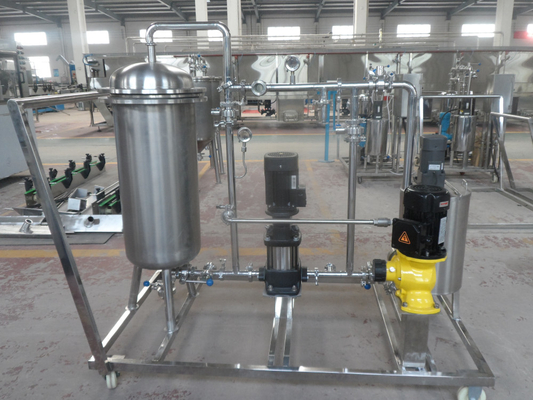 Het commerciële die Systeem van de Bierfiltratie in het Flessenvullenmachine van het Bierglas wordt gebruikt