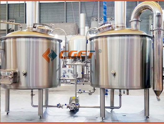 De Ambacht van SUS 304 Het Brouwende Systeem van het Bierbrouwenmateriaal 500L met ISO-Ce Gediplomeerd voor Rusina