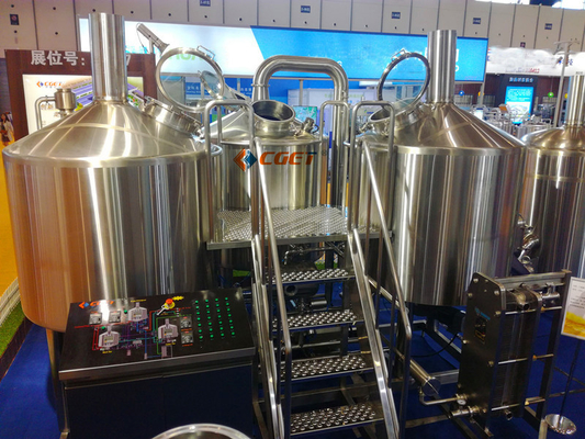 De Ambacht van SUS 304 Het Brouwende Systeem van het Bierbrouwenmateriaal 1000L met ISO-Gediplomeerd Ce