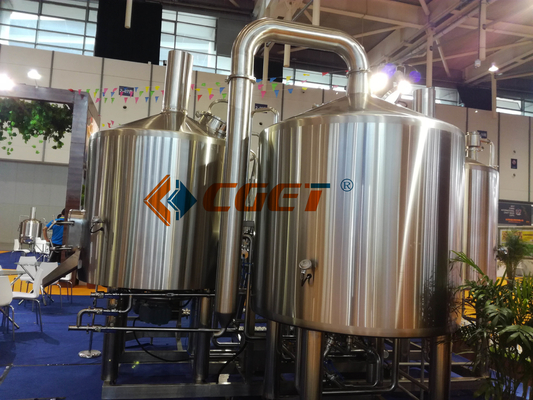 De Ambacht van SUS 304 Het Brouwende Systeem van het Bierbrouwenmateriaal 1000L met ISO-Gediplomeerd Ce