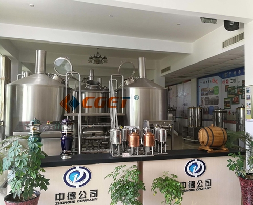 De Ambacht van SUS 304 Het Brouwende Systeem van het Bierbrouwenmateriaal 1000L met ISO-Gediplomeerd Ce