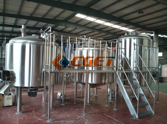 De Ambacht van SUS 304 Het Brouwende Systeem van het Bierbrouwenmateriaal 2000L met ISO-Gediplomeerd Ce