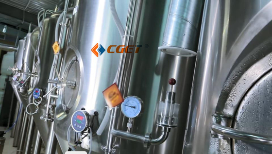 De Ambacht van SUS 304 Het Brouwende Systeem van het Bierbrouwenmateriaal 2000L met ISO-Gediplomeerd Ce