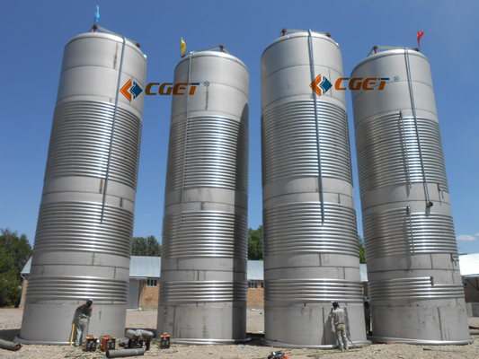 Verticale Beklede Kegel het Biergister CGET100 000L van de Gistingstank