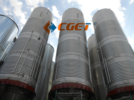 Verticale Beklede Kegel het Biergister CGET100 000L van de Gistingstank