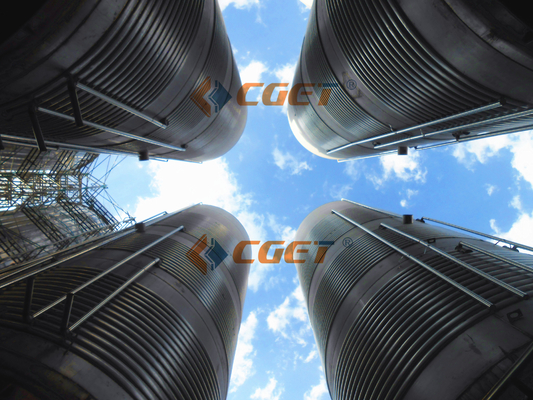 Verticale Beklede Kegel het Biergister CGET100 000L van de Gistingstank